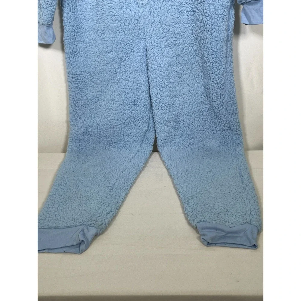Disney Winnie The Pooh Eeyore Sherpa Cosplay Union Blue Suit Pajama Women's XL - Picture 7 of 13